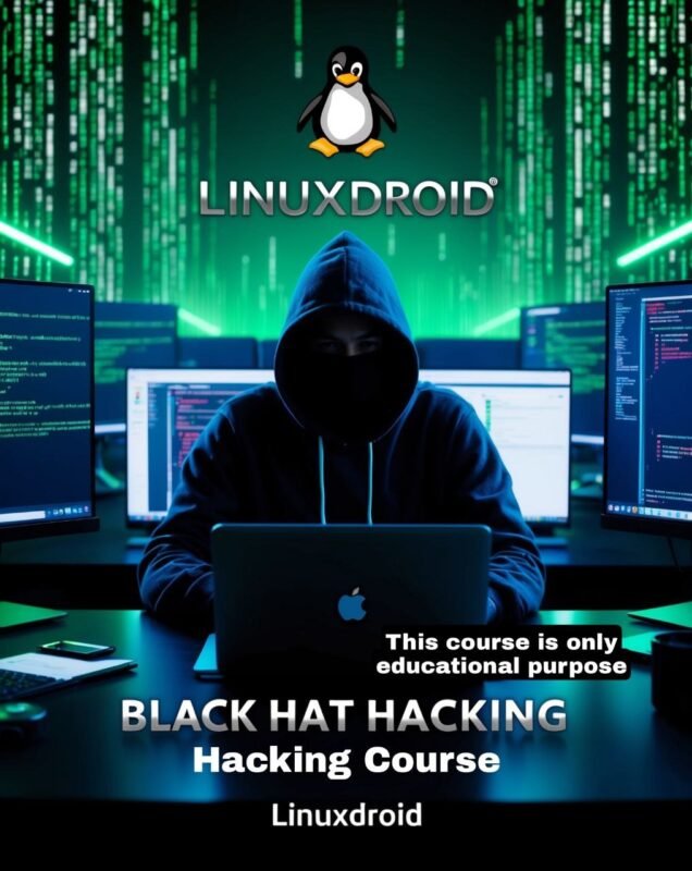 linux droid black hat hacking image